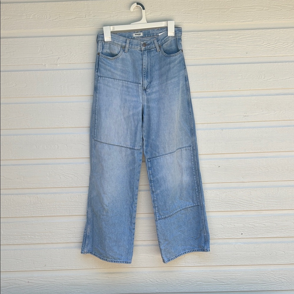 Wrangler Women's Light Blue Wide Leg Jeans